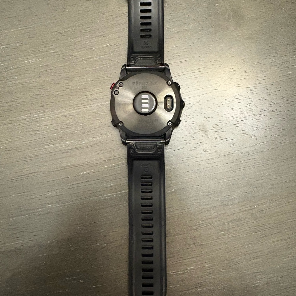 Garmin Fenix 6x Pro Black Smartwatch with Silicone Band - Picture 5 of 8